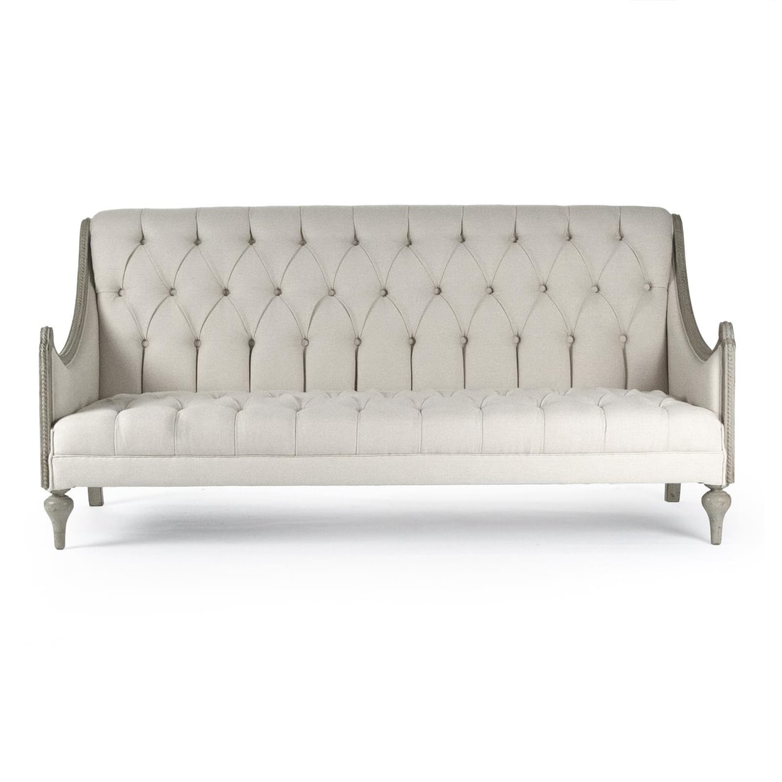 Zentique Walsh Collection Alabaster Sofa Elegant English Traditional Style (1 of 3)