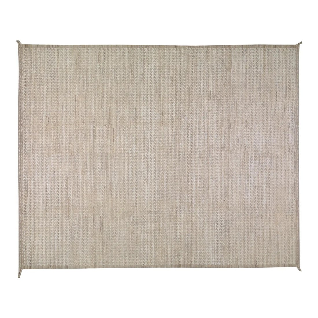 Tan Wool Area Rug Hand Knotted Moroccan Style 9'9" x 12'2": Tan Wool Area Rug Hand Knotted Moroccan Style 9'9" x 12'2" This Moroccan hand-knotted wool rug showcases traditional craftsmanship with a modern design sensibility. Crafted from high-quality wool, it 