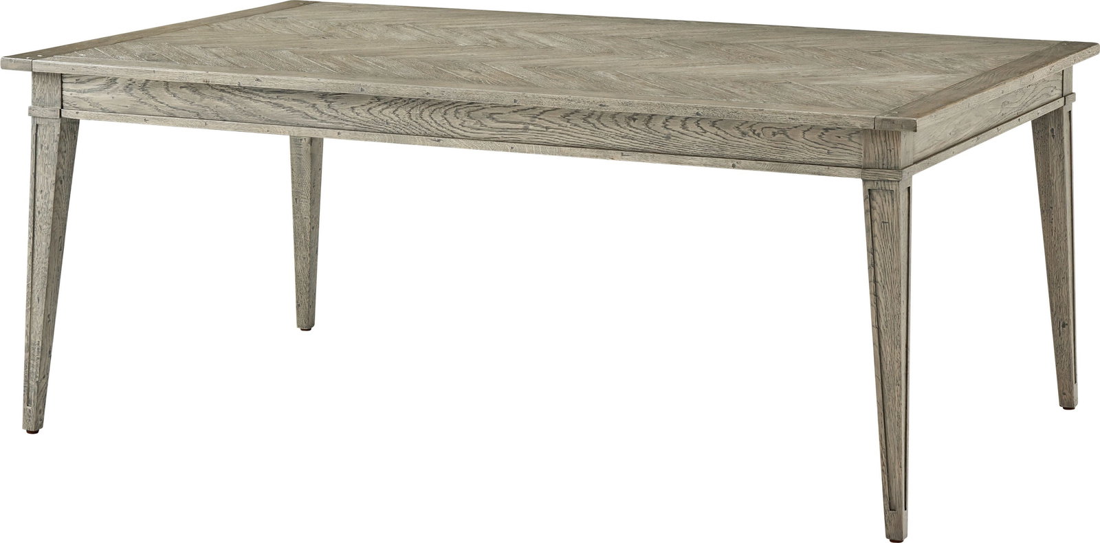 Theodore Alexander Rustic Echoes Dining Table with Butterfly Extensions: Theodore Alexander Rustic Echoes Dining Table with Butterfly Extensions Introducing the Rustic Echoes Dining Table, a stunning addition to your dining space that combines elegance and functionality. C