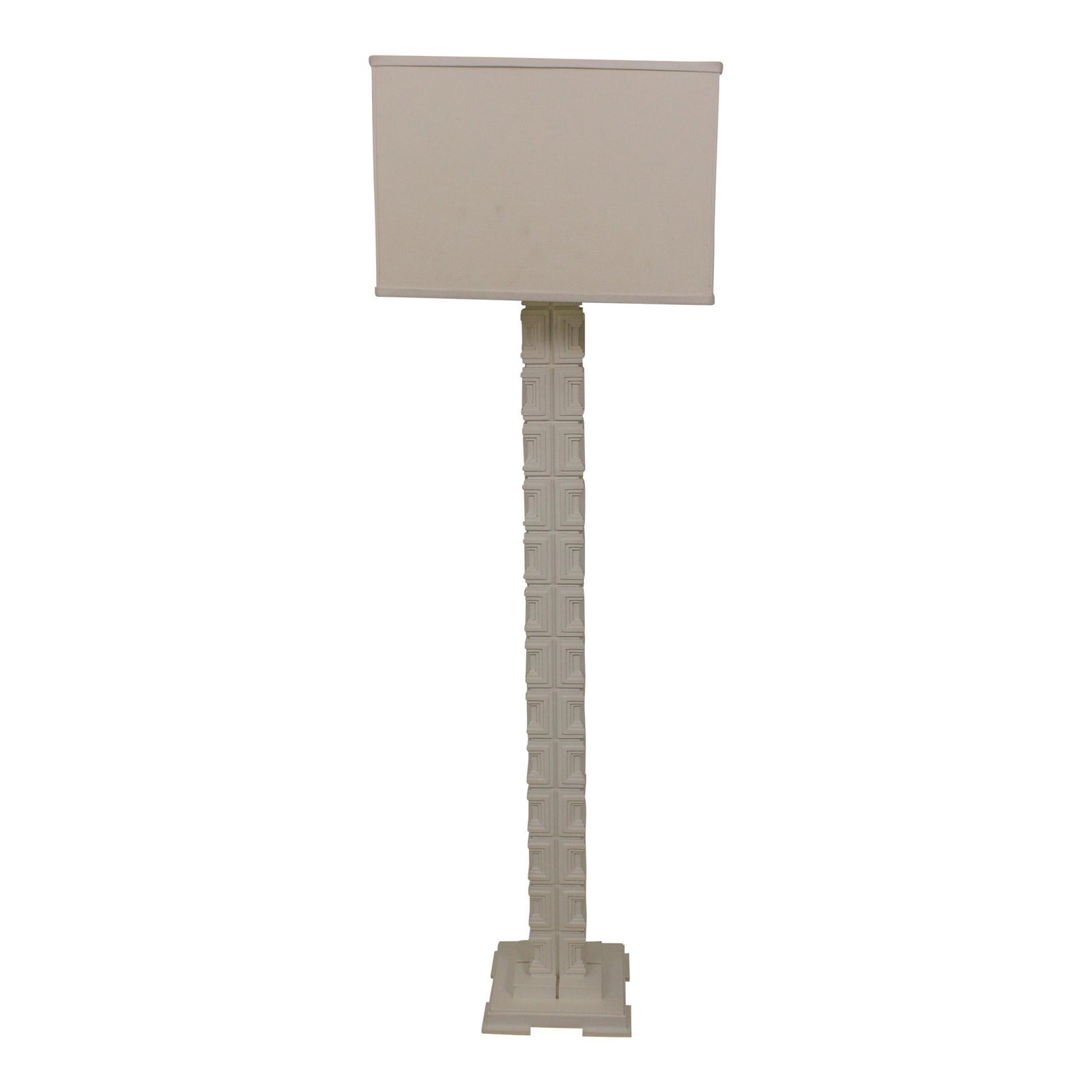 Stylish Modern White Lacquer Floor Lamp with Shade 11x11x66.5: Stylish Modern White Lacquer Floor Lamp with Shade 11x11x66.5 Illuminate your space with this elegant modern design floor lamp featuring a sleek white lacquer finish. Standing at a height of 66.5 inch