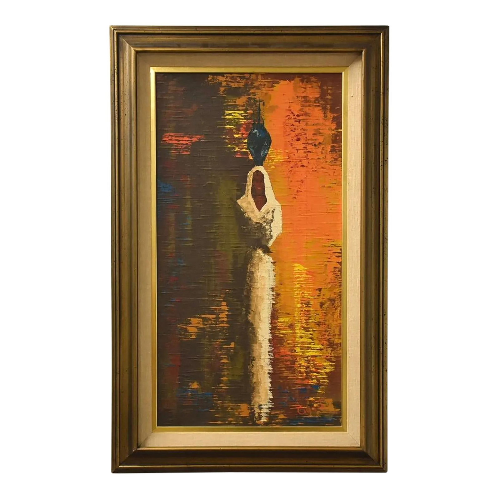 1960s Oil Painting by Jacques Henri Guyot Signed French Artist: 1960s Oil Painting by Jacques Henri Guyot Signed French Artist Discover a stunning mid-century oil painting on board by renowned French artist Jacques Henri Guyot. This original piece, signed by the a