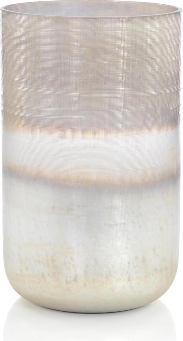 John-Richard Seabrook Glass Vase 16.75H Transitional Style: John-Richard Seabrook Glass Vase 16.75H Transitional Style Enhance your home decor with this striking Large Traditional Seabrook Glass Vase, designed in a timeless vintage style. Crafted from high-qua