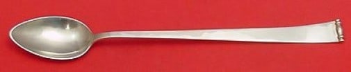 Allan Adler Modern Georgian Sterling Silver Serving Spoon 12 1/4": Allan Adler Modern Georgian Sterling Silver Serving Spoon 12 1/4" This exquisite serving spoon is part of the Modern Georgian pattern by Allan Adler, crafted from high-quality sterling silver. Measuri