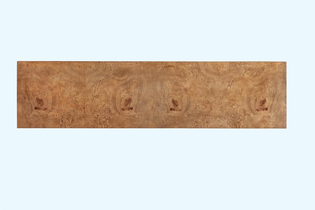 Inspired Burled Ash Console 72 Inch Design (1 of 4)