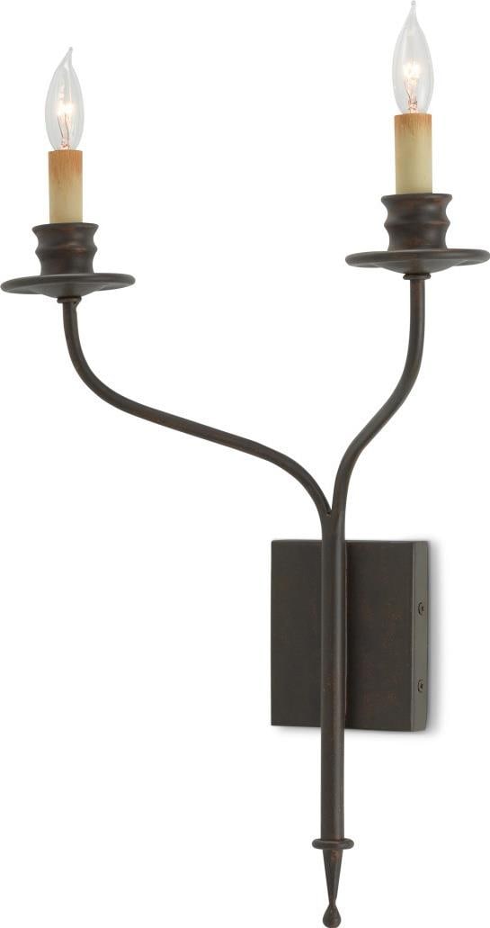 Currey Neo-Classical Wall Sconce Bronze Gold Finish 2 Bulb: Currey Neo-Classical Wall Sconce Bronze Gold Finish 2 Bulb Illuminate your space with this stunning Neo-Classical Wrought Iron Wall Sconce, showcasing a beautiful bronze gold finish that adds a touch 