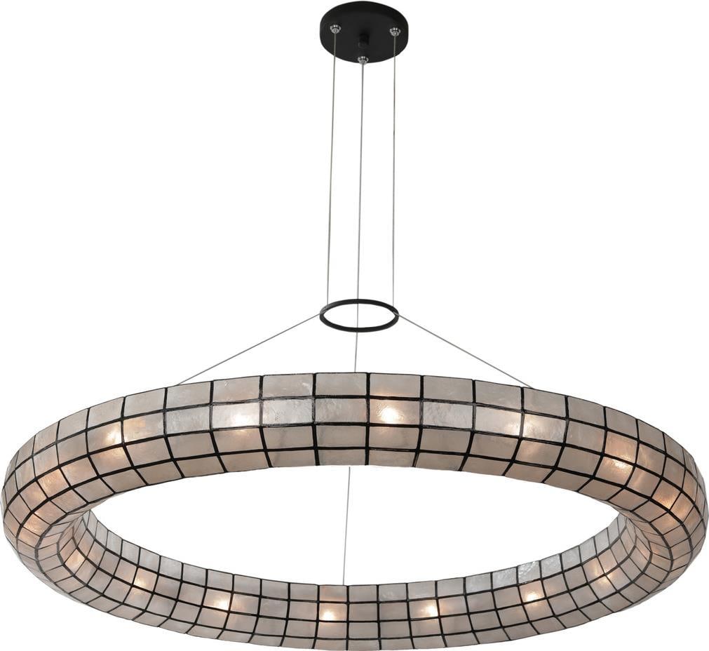 Kalco Sanibel Matte Black Pendant Light 42 Inch Contemporary Design (1 of 1)
