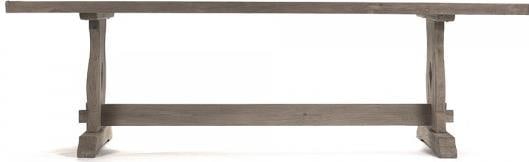 Hamburg Collection Elm Dining Table in Oyster Gray by Zentique 100W 43D 31H: Hamburg Collection Elm Dining Table in Oyster Gray by Zentique 100W 43D 31H This elegant dining table from the Hamburg Collection features a sophisticated oyster gray finish, combining elm, pine, and 