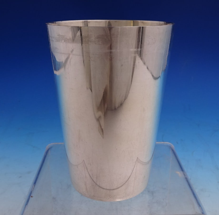 Sterling Silver Faneuil Pattern Drinking Cup by Tiffany & Co No Monogram: Sterling Silver Faneuil Pattern Drinking Cup by Tiffany & Co No Monogram This is a Faneuil pattern sterling silver drinking cup by Tiffany & Co., first produced in 1910. Featuring a design inspired by