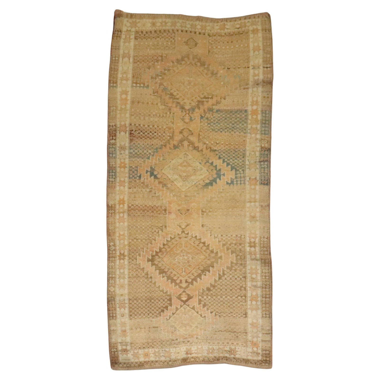 Zabihi Collection Bakshaish Persian Wool Rug 46 x 98 inches: Zabihi Collection Bakshaish Persian Wool Rug 46 x 98 inches Explore the beauty of this Zabihi Collection Northwest Persian Tribal Rug, a stunning piece that embodies the artistry of early 20th-century
