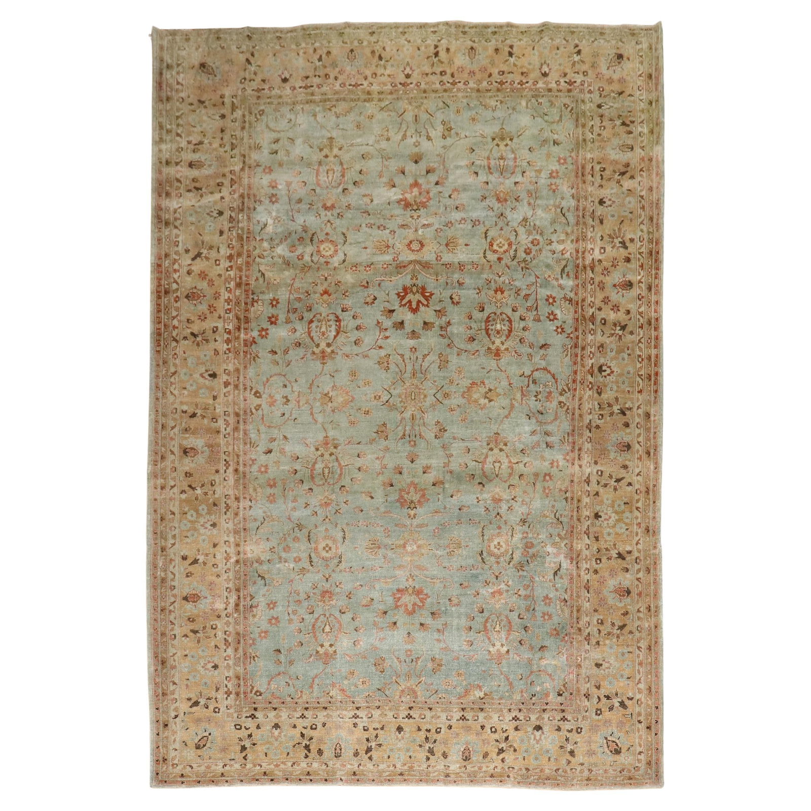 Antique Persian Sarouk Rug Early 20th Century Hand-Knotted Wool 98x151: Antique Persian Sarouk Rug Early 20th Century Hand-Knotted Wool 98x151 Discover the elegance of this Antique Persian Sarouk Rug, a stunning piece from the early 20th century. This room-sized rug featu