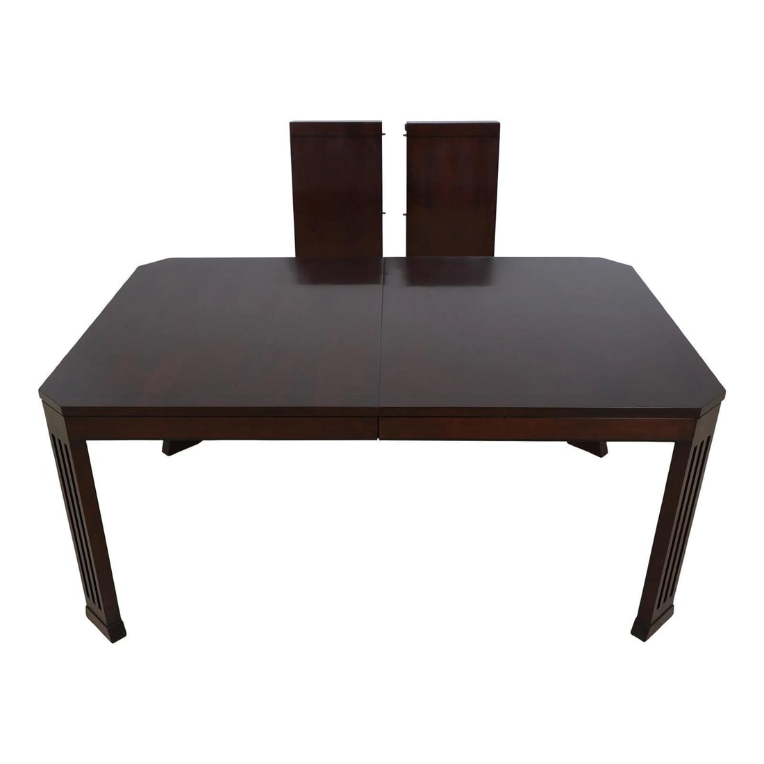 Stickley 21st Century Cherry Dining Table with 2 Leaves: Stickley 21st Century Cherry Dining Table with 2 Leaves Discover the elegance of the Stickley Metropolitan Collection Cherry Dining Room Table, a classic piece that combines high-quality craftsmanship