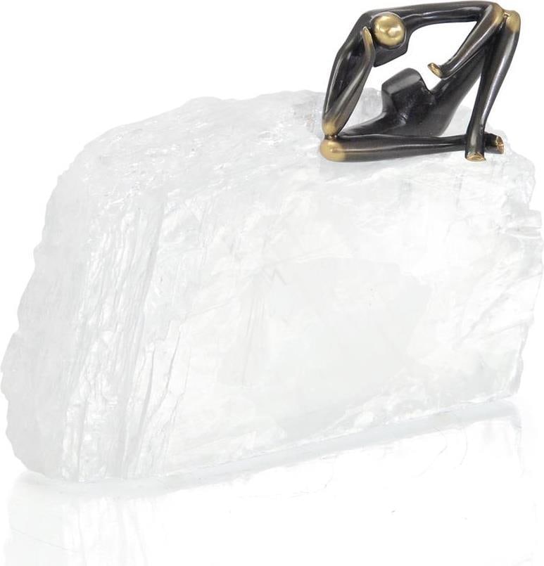 John-Richard Man on Edge III Sculpture 7 x 8 x 2.75 Inches: John-Richard Man on Edge III Sculpture 7 x 8 x 2.75 Inches Add a touch of sophistication to your home decor with this Elegant Man on Edge Sculpture. Crafted in an antique or vintage style, this sculpt