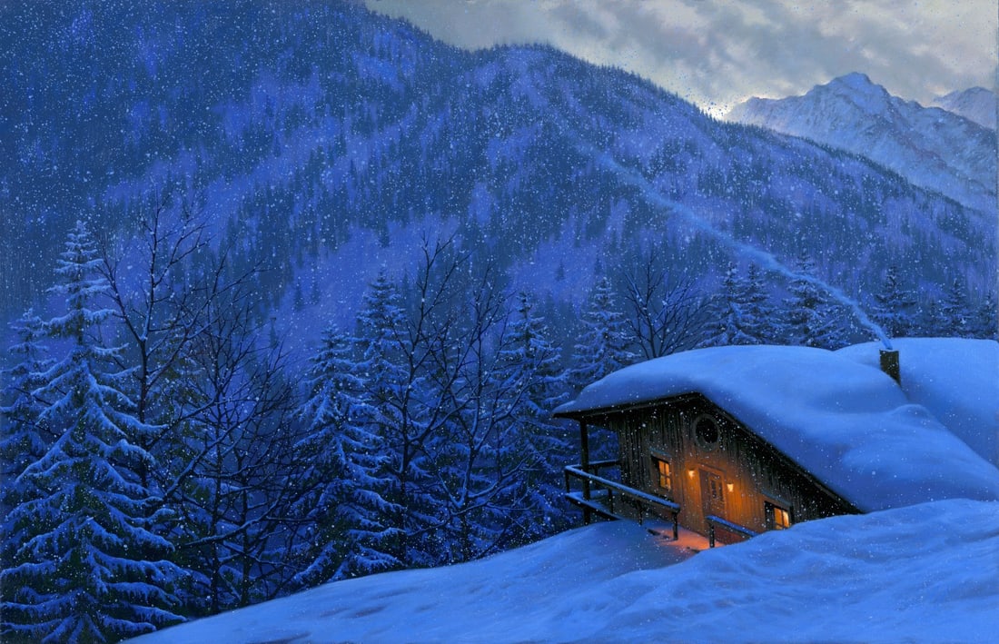 Alexei Butirskiy Mountains Majesty Signed Limited Edition Giclee Canvas Art (1 of 1)