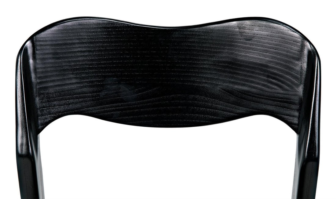 Noir Weller Transitional Charcoal Black Sungkai Chair (1 of 11)