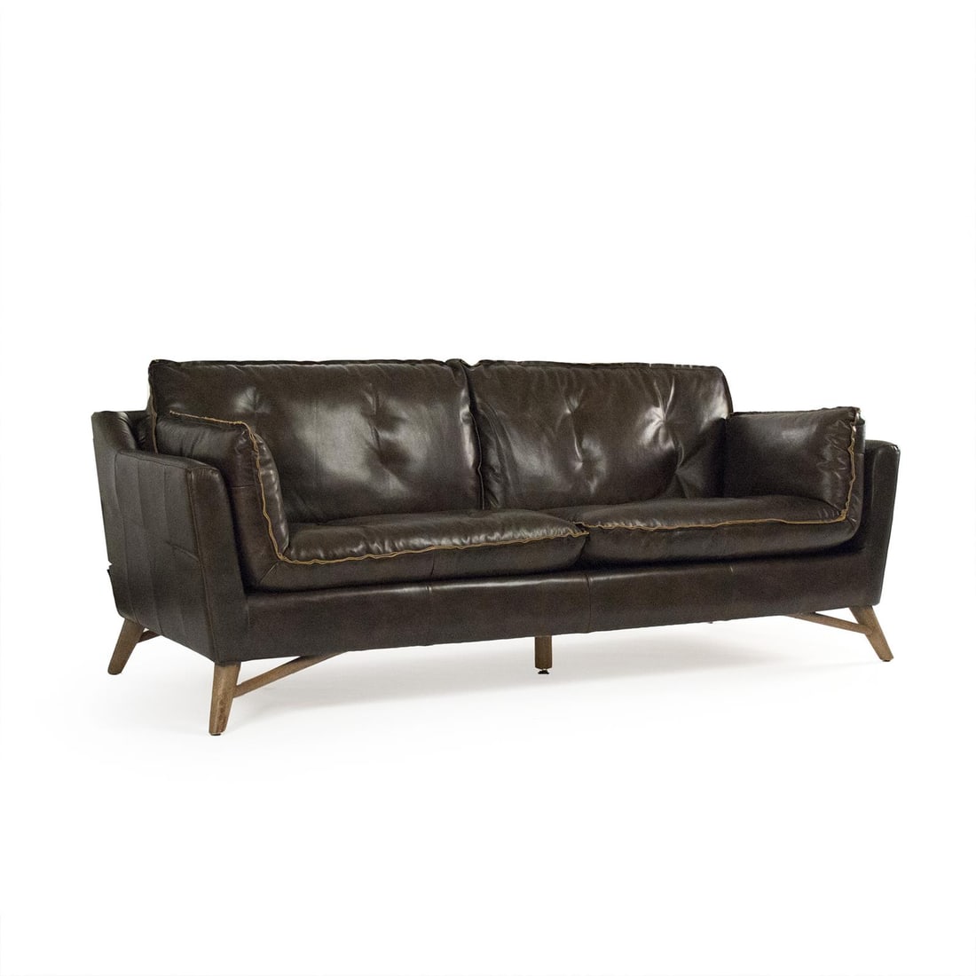 Zentique Juste Chocolate Sofa English Traditional Style - 2