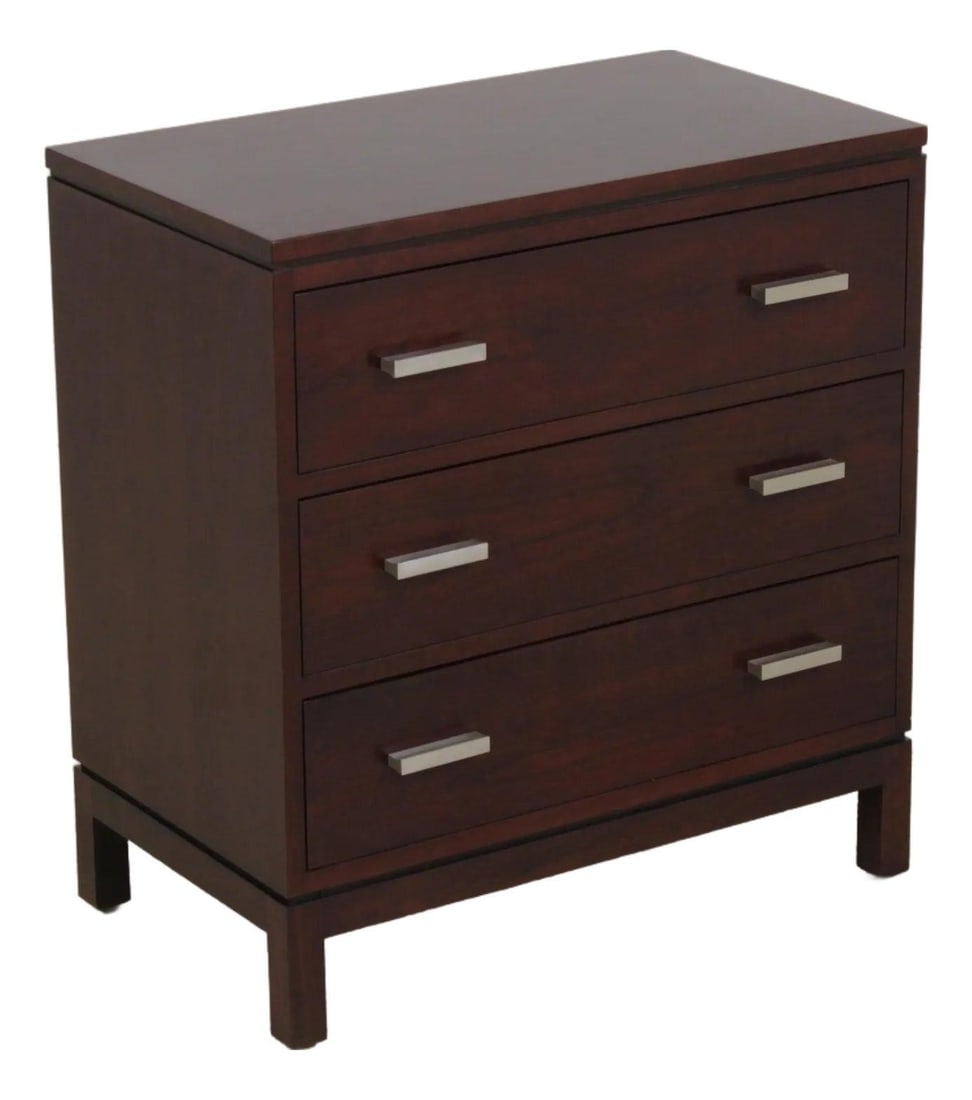 Cherry Wood Bachelor Chest with Three Drawers from Metropolitan Collection: Cherry Wood Bachelor Chest with Three Drawers from Metropolitan Collection This Stickley Metropolitan Cherry 3-drawer dresser, also known as a bachelor chest, features a classic traditional design. Cr