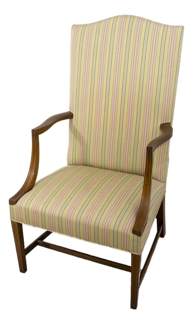 Kittinger CW-13 Colonial Williamsburg Mahogany Lolling Chair: Kittinger CW-13 Colonial Williamsburg Mahogany Lolling Chair This Colonial Williamsburg CW-13 Lolling Chair is a fine reproduction of a 1790 New England antique, meticulously crafted from solid mahoga
