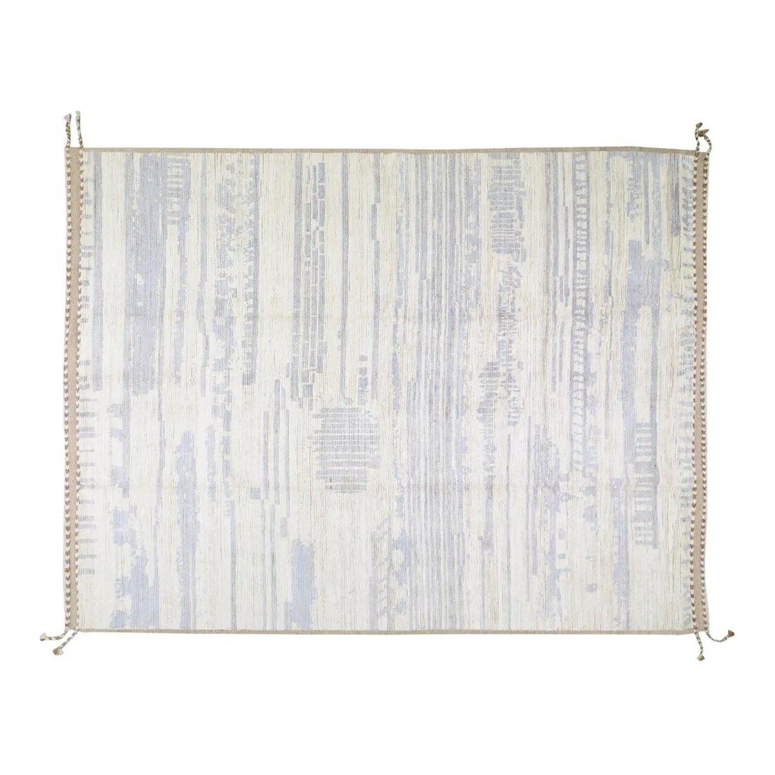 Large Abstract Moroccan Wool Area Rug 10'6" x 14' (1 of 6)