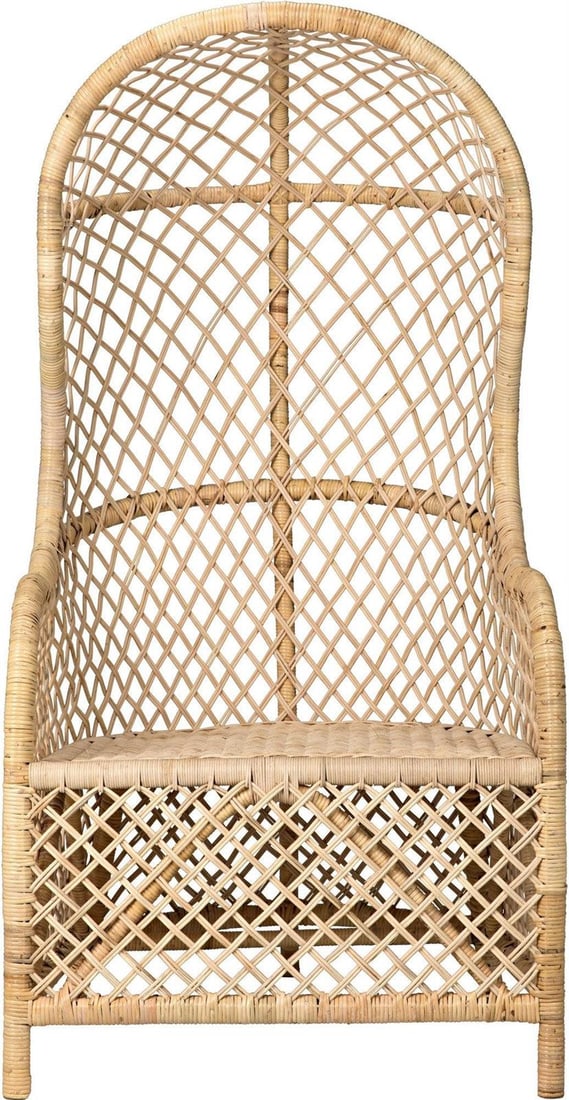 Gigi Chair by Noir Rustic European Style Birch Rattan: Gigi Chair by Noir Rustic European Style Birch Rattan Introducing the Gigi Chair, a stunning blend of traditional elegance and comfort. This chair features a rustic European style, expertly crafted fr