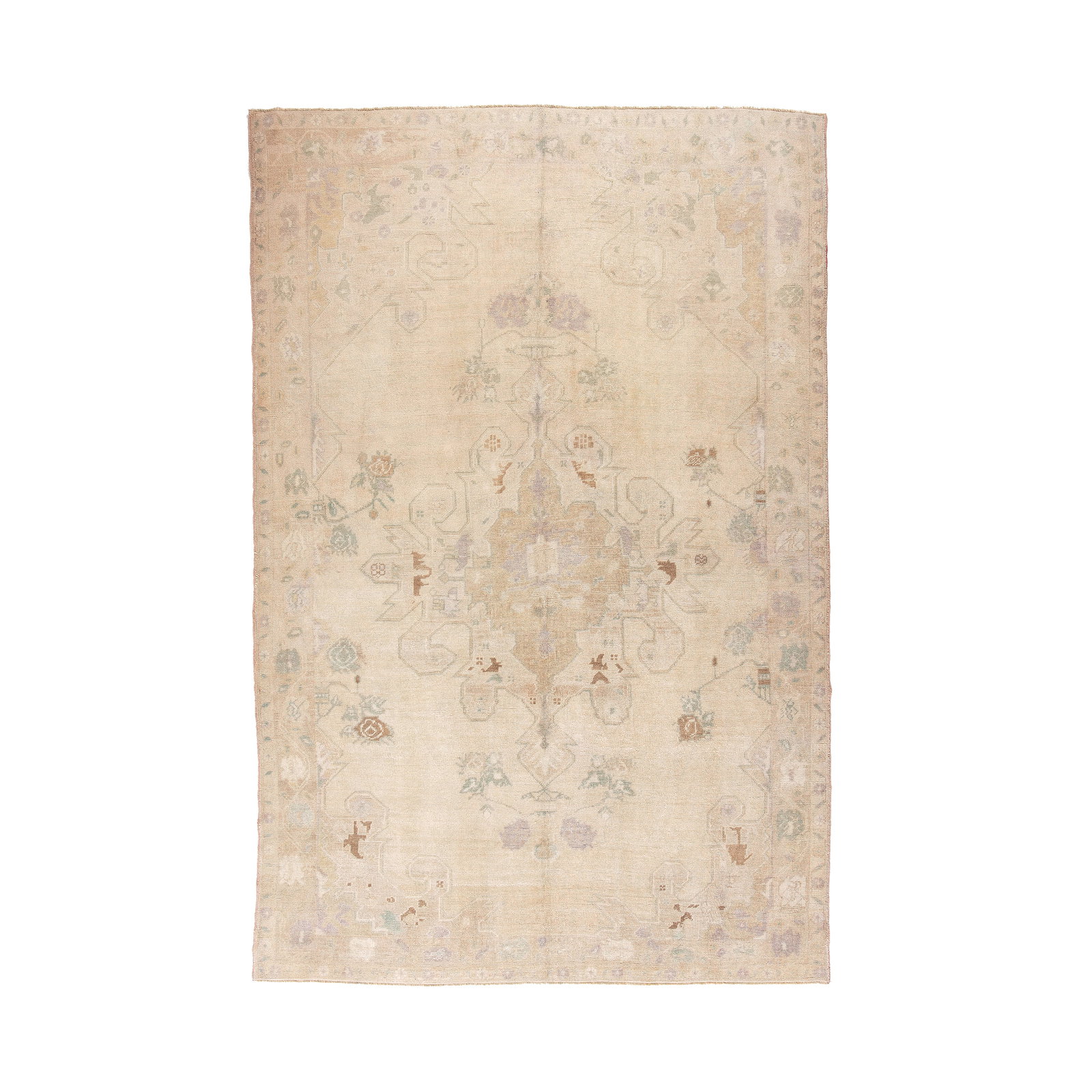 Authentic Handmade Anatolia Wool Carpet 89.4 x 134.3 Inches: Authentic Handmade Anatolia Wool Carpet 89.4 x 134.3 Inches Discover the exquisite craftsmanship of this authentic handmade Anatolia carpet, meticulously woven using high-quality wool on wool. Origina