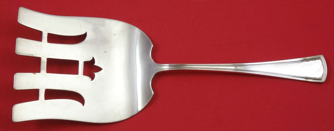Dominick & Haff Virginia Sterling Silver Asparagus Fork 9 7/8 inches: Dominick & Haff Virginia Sterling Silver Asparagus Fork 9 7/8 inches This exquisite asparagus fork features the elegant Virginia pattern by Dominick and Haff. Crafted from high-quality sterling silver