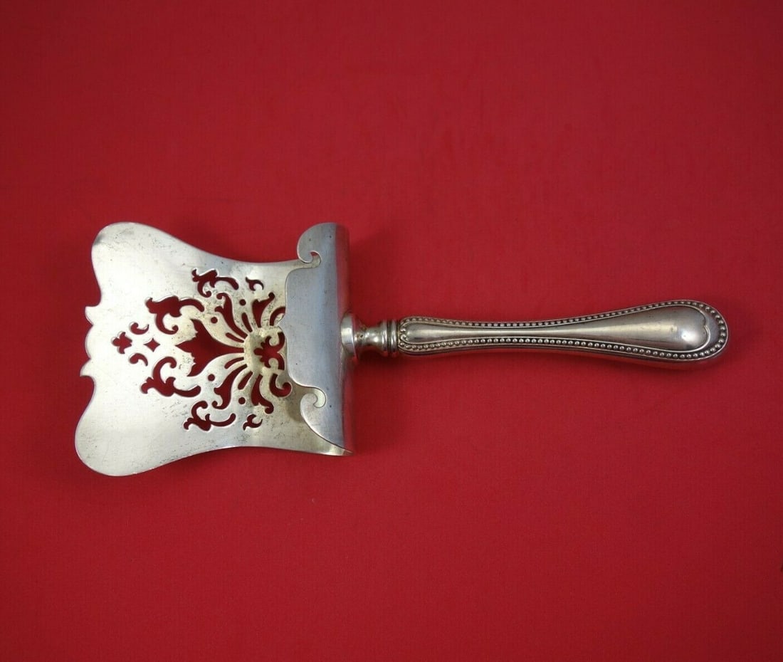 Alvin Virginia Sterling Silver Asparagus Server 10 Inch Hollow Handle: Alvin Virginia Sterling Silver Asparagus Server 10 Inch Hollow Handle Presenting the Virginia Asparagus Server by Alvin, a stunning piece crafted from sterling silver with a hollow handle and a stainl