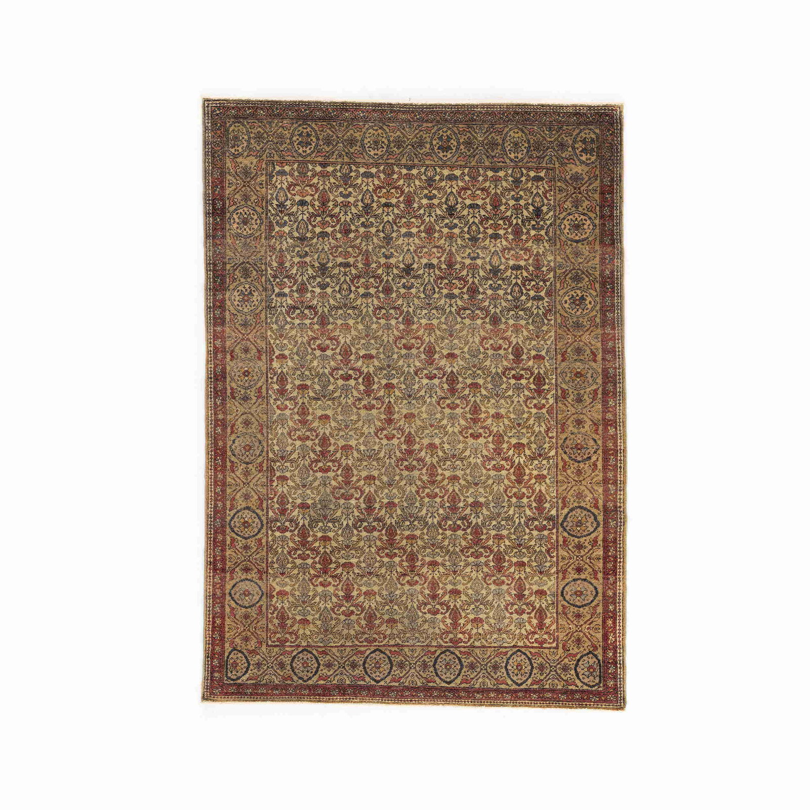 Authentic Handmade Anadol Wool Carpet 49.2 x 70.5 Inches: Authentic Handmade Anadol Wool Carpet 49.2 x 70.5 Inches Experience the beauty of this Authentic Handmade Anadol Carpet crafted with precision from high-quality wool on wool. This exquisite piece feat