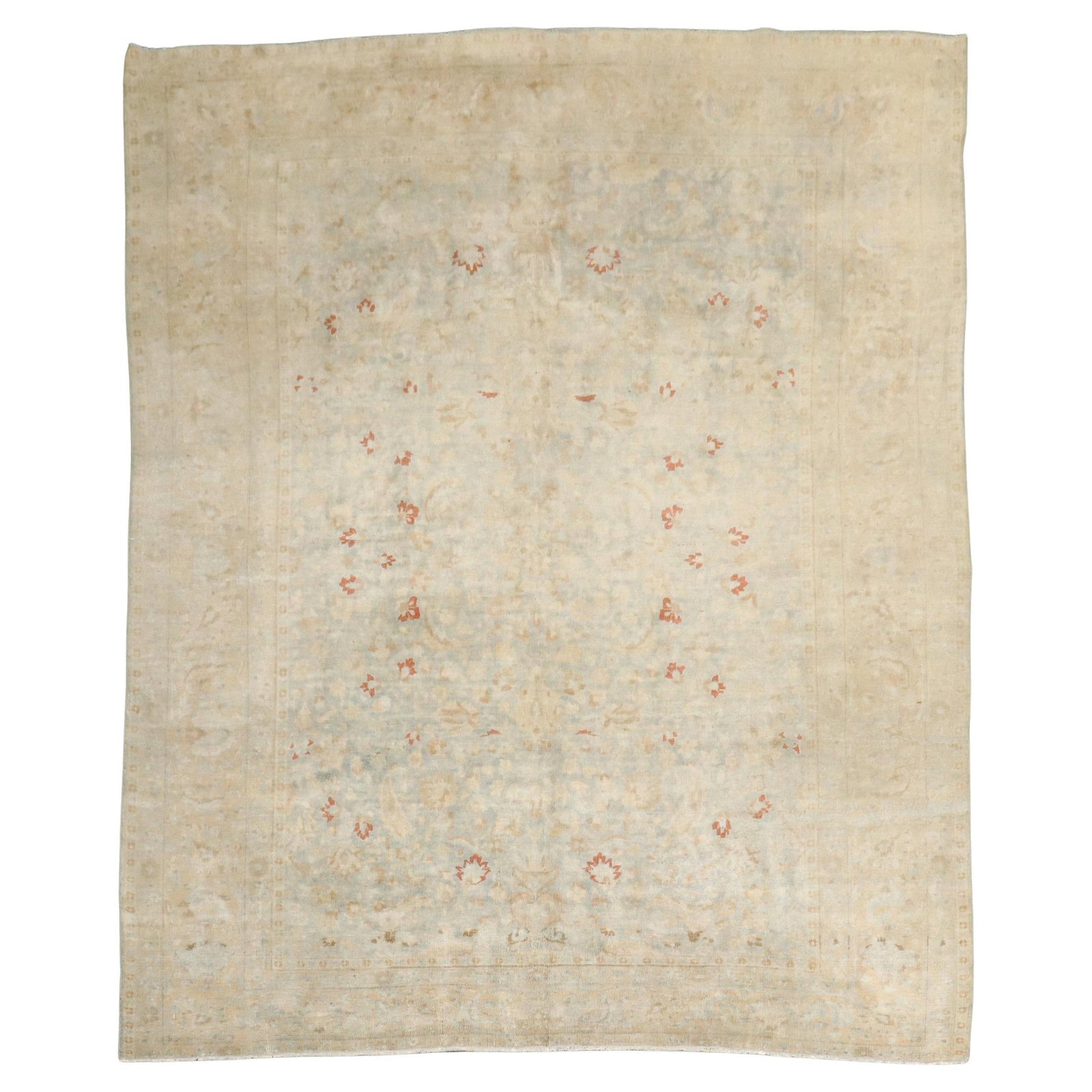 Zabihi Persian Malayer Hand-Knotted Wool Rug 8' x 9'7'': Zabihi Persian Malayer Hand-Knotted Wool Rug 8' x 9'7'' Experience the elegance of this early 20th-century Persian Meshed room size rug, featuring a captivating Malayer style. Hand-knotted from premiu