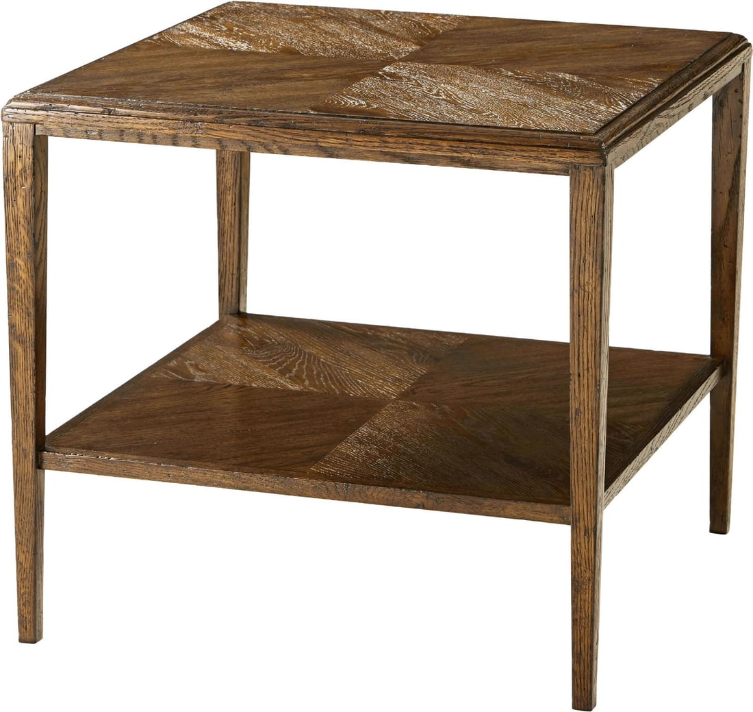 Nova Collection Square Side Table with Dusk Finish by Theodore Alexander (1 of 3)