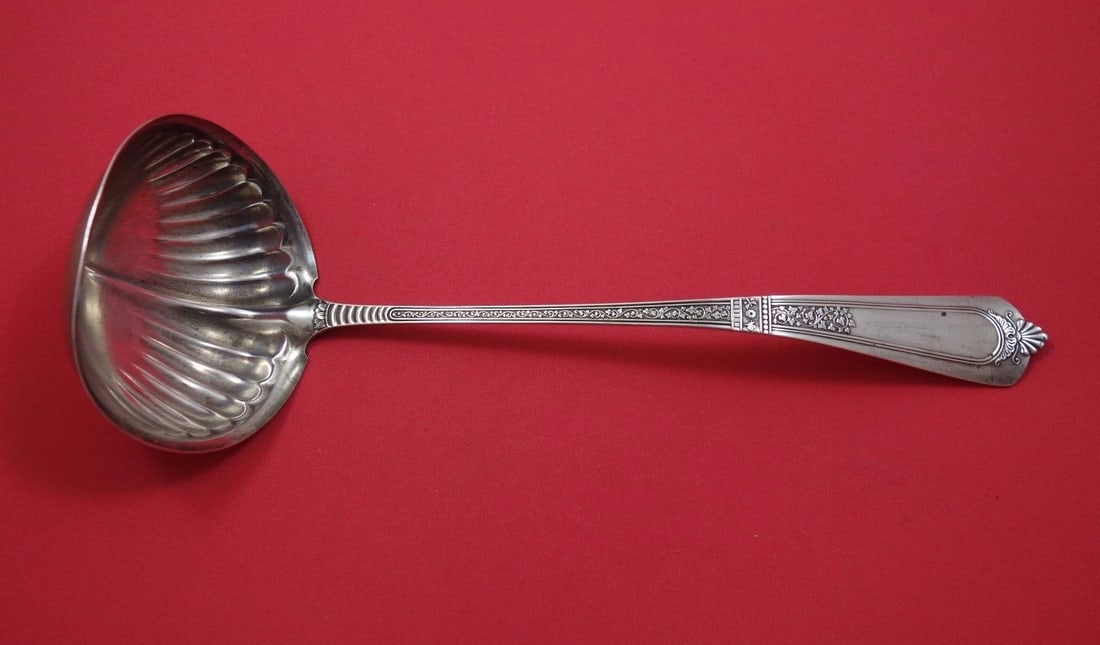 Gorham Domestic Sterling Silver Soup Ladle Fluted Bowl 12.5" (1 of 1)