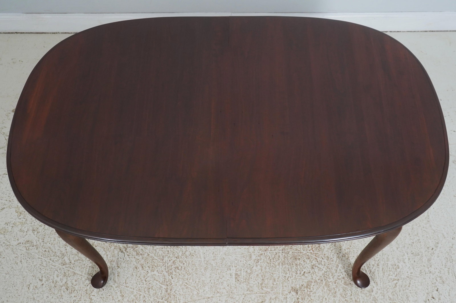 Queen Anne Style Solid Cherry Dining Table with Two Leaves - 3