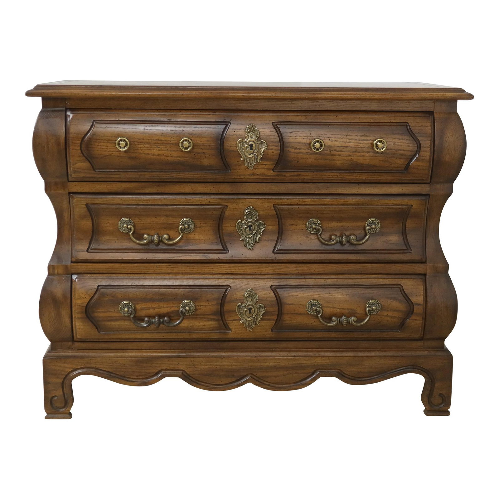 Stylish Century Oak 3 Drawer Continental Chest Quality Craftsmanship (1 of 9)