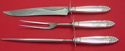 International Sterling Silver Empress 3pc Roast Carving Set (1 of 1)