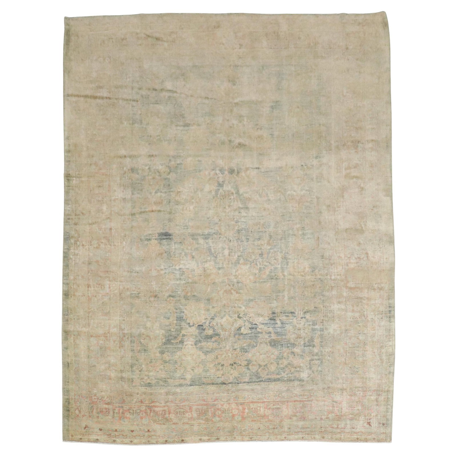 Zabihi Collection 1920s Persian Sarouk Rug Hand-Knotted Wool 9' x 11'9 (1 of 13)