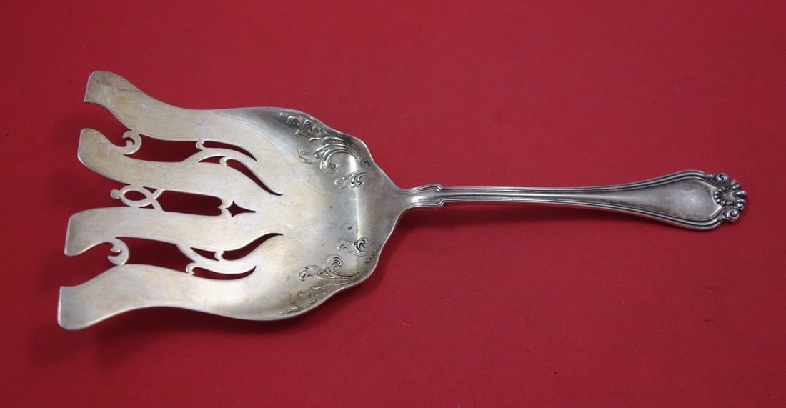 Dominick & Haff Century Sterling Silver Asparagus Fork 9 7/8" (1 of 1)