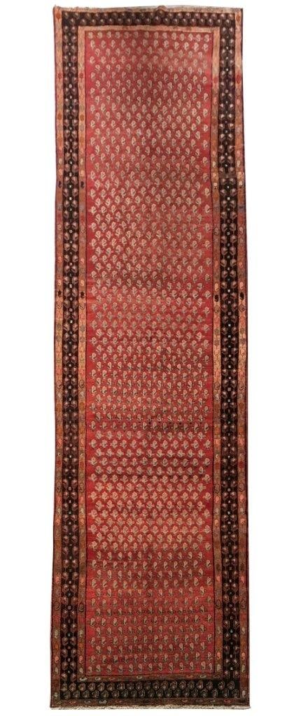 Handcrafted 5'3 x 17'11 Persian Lori Runner Rug Red Wool (1 of 7)