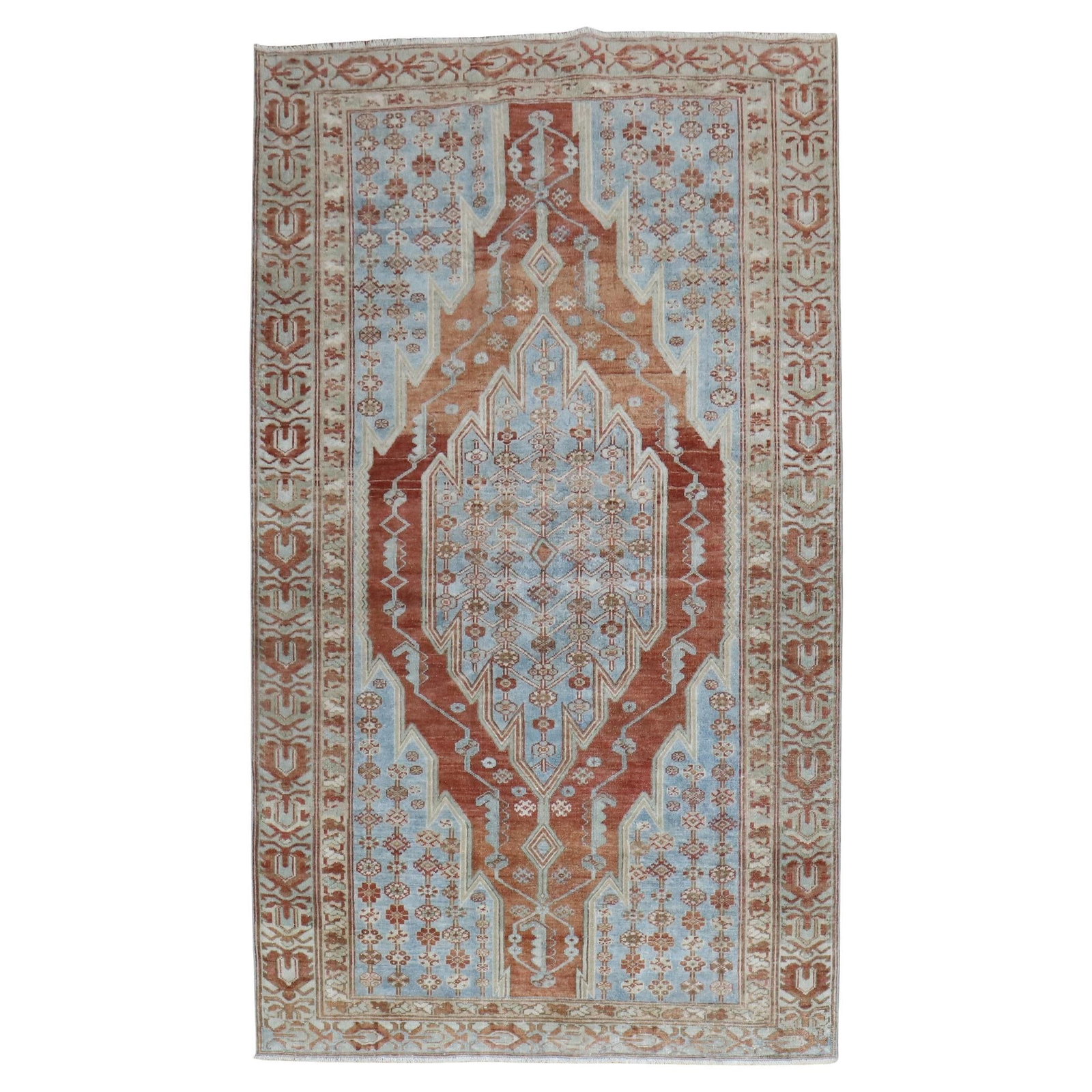 Zabihi Collection Persian Mazlagan Malayer Hand-Knotted Wool Rug 48 x 78 in: Zabihi Collection Persian Mazlagan Malayer Hand-Knotted Wool Rug 48 x 78 in Experience the beauty of tradition with this exquisite Persian Mazlagan Malayer rug, a stunning example of craftsmanship fro