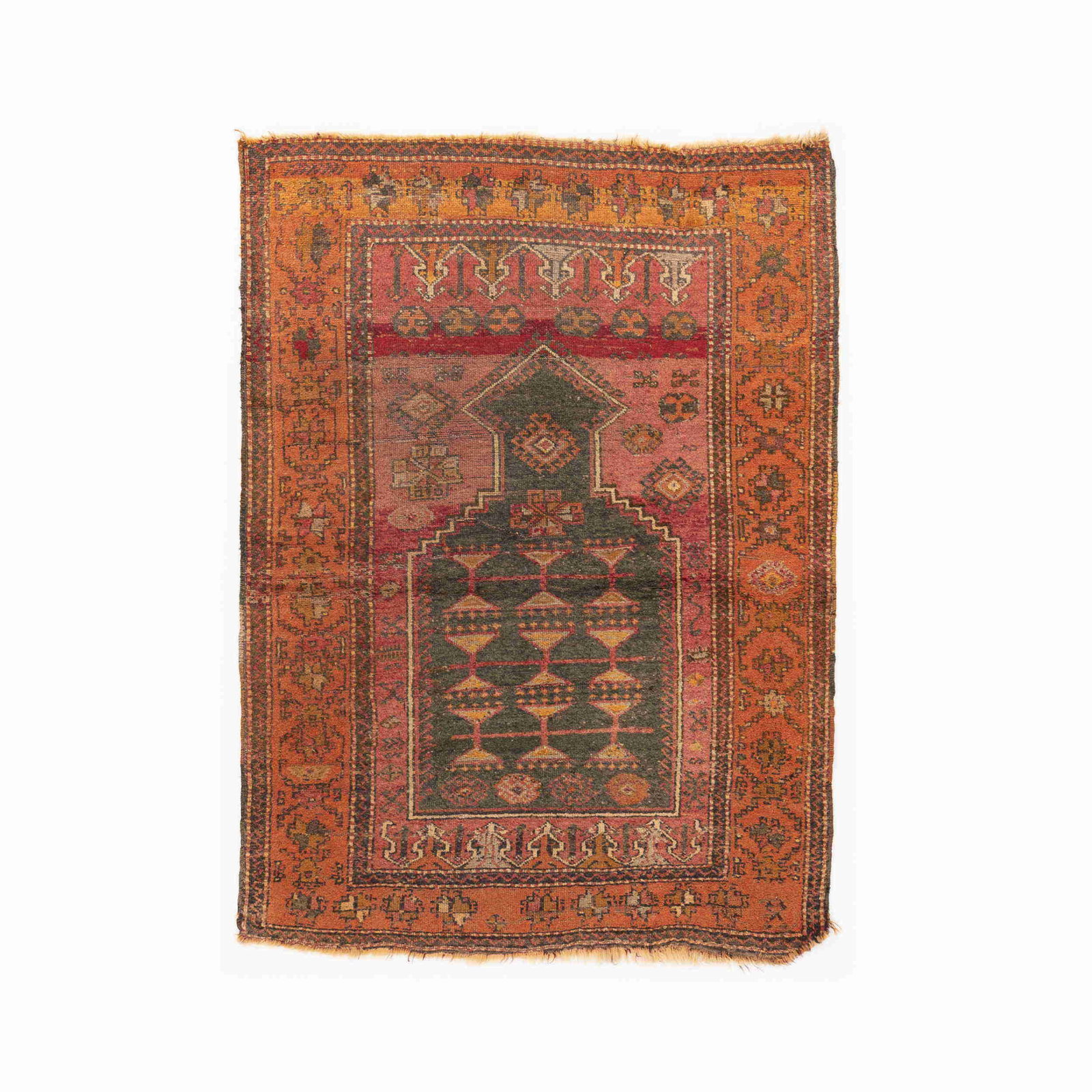 Authentic Handmade Kurt Wool Carpet 42.5 x 59.1 Inches (1 of 8)