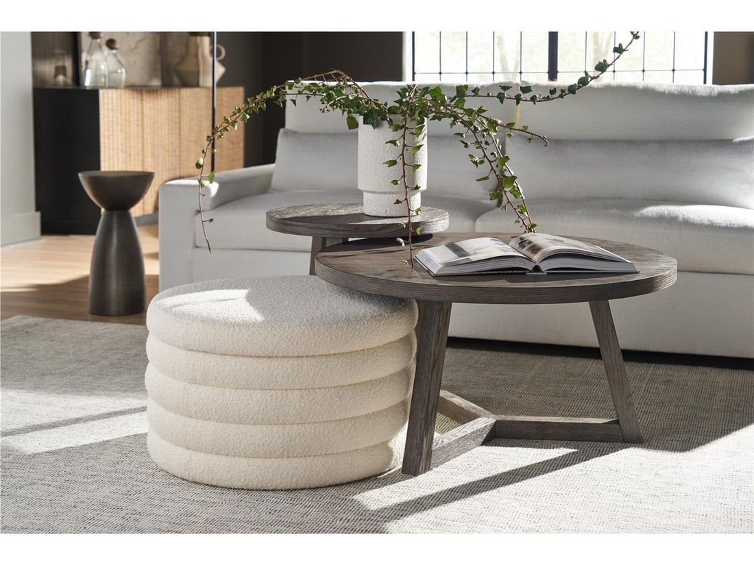 Universal Muse Bunching Table Washed Charcoal Finish 22x22x22: Universal Muse Bunching Table Washed Charcoal Finish 22x22x22 This Sleek Washed Charcoal Bunching Table is a stylish addition to any modern space. With its compact size and contemporary design, it is 