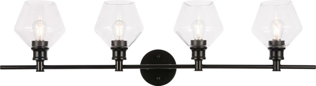 Gene Collection Transitional Wall Lamp Clear Finish UL-Listed (1 of 1)