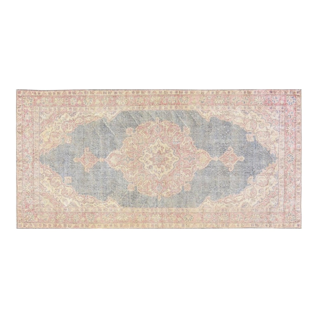 Turkish Anatolian Wool Area Rug Hand Knotted 3'6" x 7'3" Vintage: Turkish Anatolian Wool Area Rug Hand Knotted 3'6" x 7'3" Vintage This vintage Turkish Anatolian rug is hand-knotted from wool using traditional techniques. Its copper hue and rich texture showcase ski