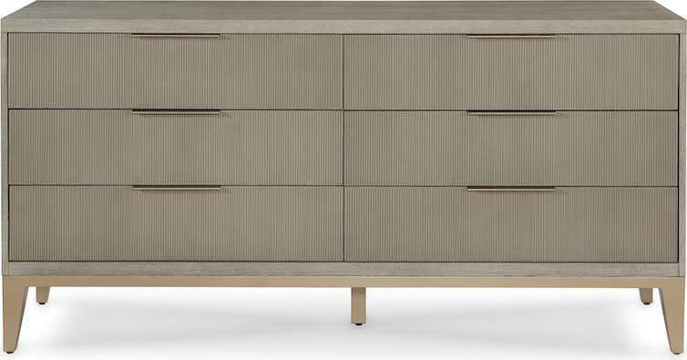 Alder Tweed Caleb Oak Dresser Brushed Smoke Finish 34H 68W 20D: Alder Tweed Caleb Oak Dresser Brushed Smoke Finish 34H 68W 20D Introducing the Stylish Alder Tweed Caleb Oak Dresser, a perfect blend of functionality and contemporary design. This transitional style 