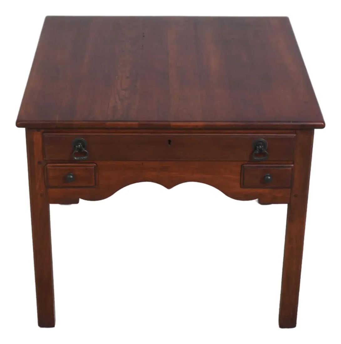 Cherry Wood Lamp Table from Bob Timberlake Collection by Lexington: Cherry Wood Lamp Table from Bob Timberlake Collection by Lexington This lamp table from the Bob Timberlake Collection by Lexington features solid cherry wood construction with a factory-distressed fin