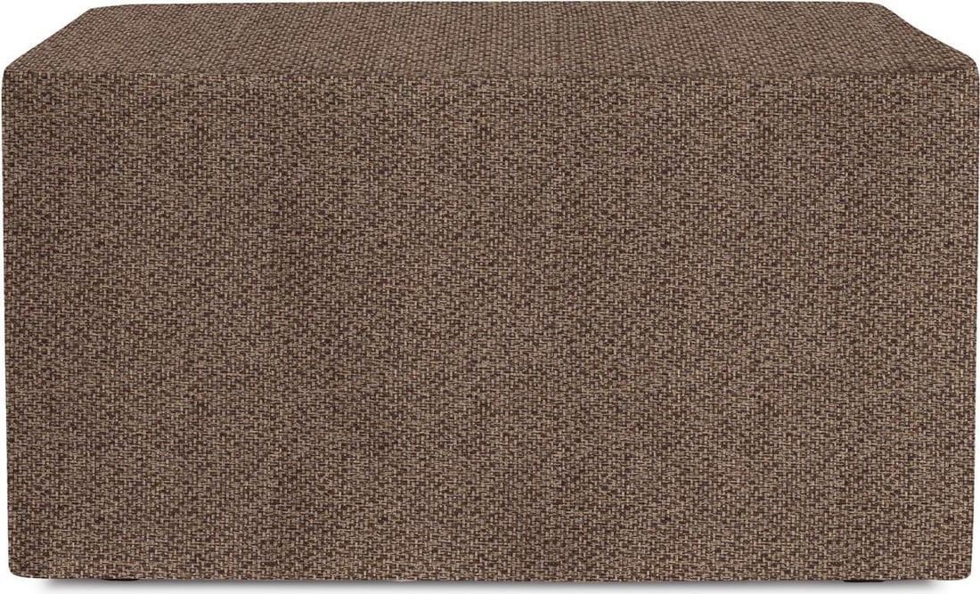 Howard Elliott Panama Hand-Finished Square Ottoman Brown 36x36: Howard Elliott Panama Hand-Finished Square Ottoman Brown 36x36 Elevate your living space with this Luxurious Hand-Finished Ottoman from the Panama collection. Featuring a stylish square shape, this ot