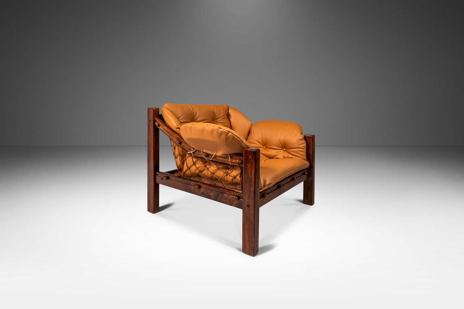 Rare Jean Gillon 'Amazonas' Lounge Chair Rosewood Italma Brazil 1970s: Rare Jean Gillon 'Amazonas' Lounge Chair Rosewood Italma Brazil 1970s Presenting the ultra-rare "Amazonas" lounge chair, designed by the renowned Jean Gillon for Italma Wood Art in Brazil during the 1