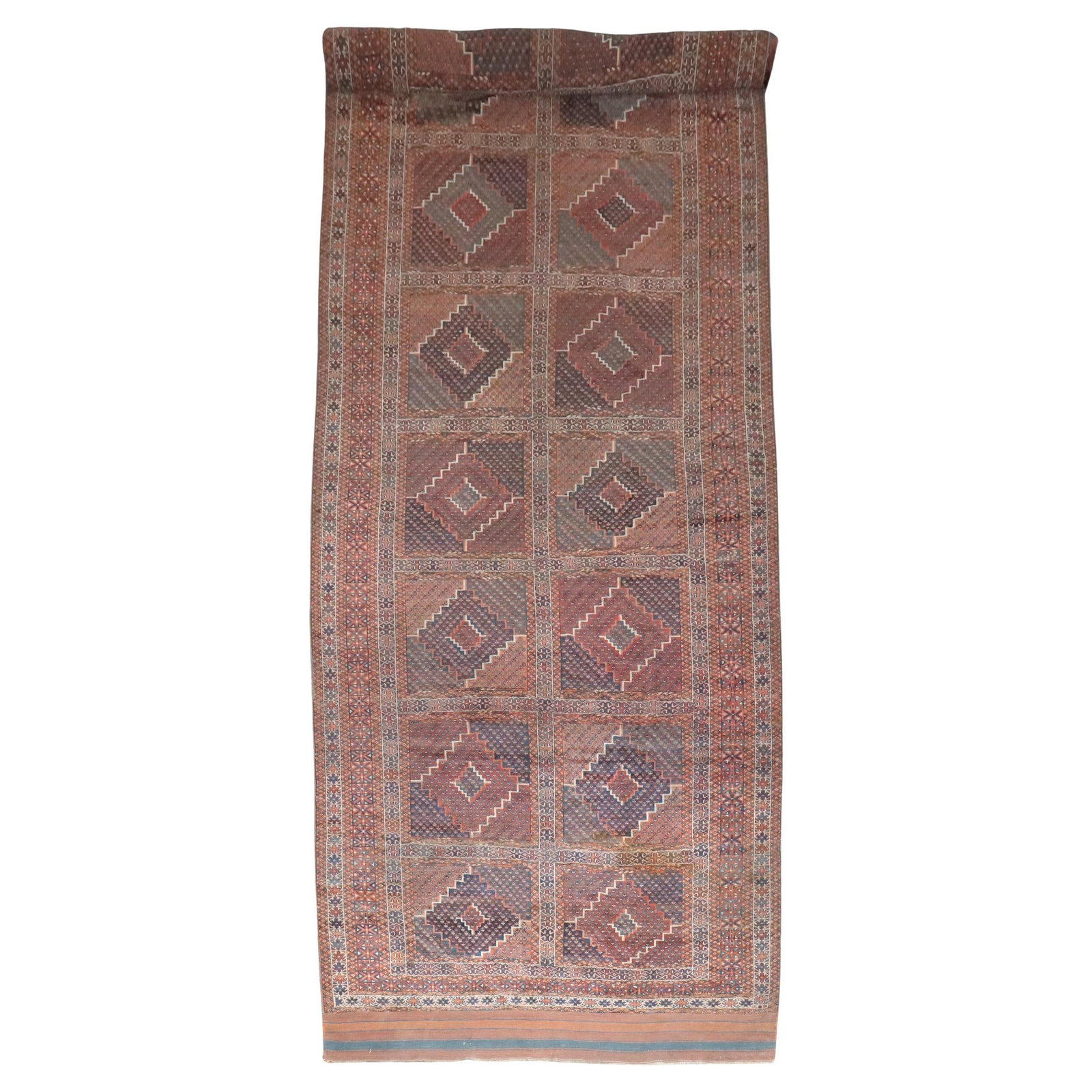 Rare Late 19th Century Turkeman Ersari Hand-Knotted Wool Rug 6'2" x 21'3": Rare Late 19th Century Turkeman Ersari Hand-Knotted Wool Rug 6'2" x 21'3" Discover a stunning late 19th century Ersari tribal corridor rug, a rare find that embodies the rich heritage of Turkeman craf