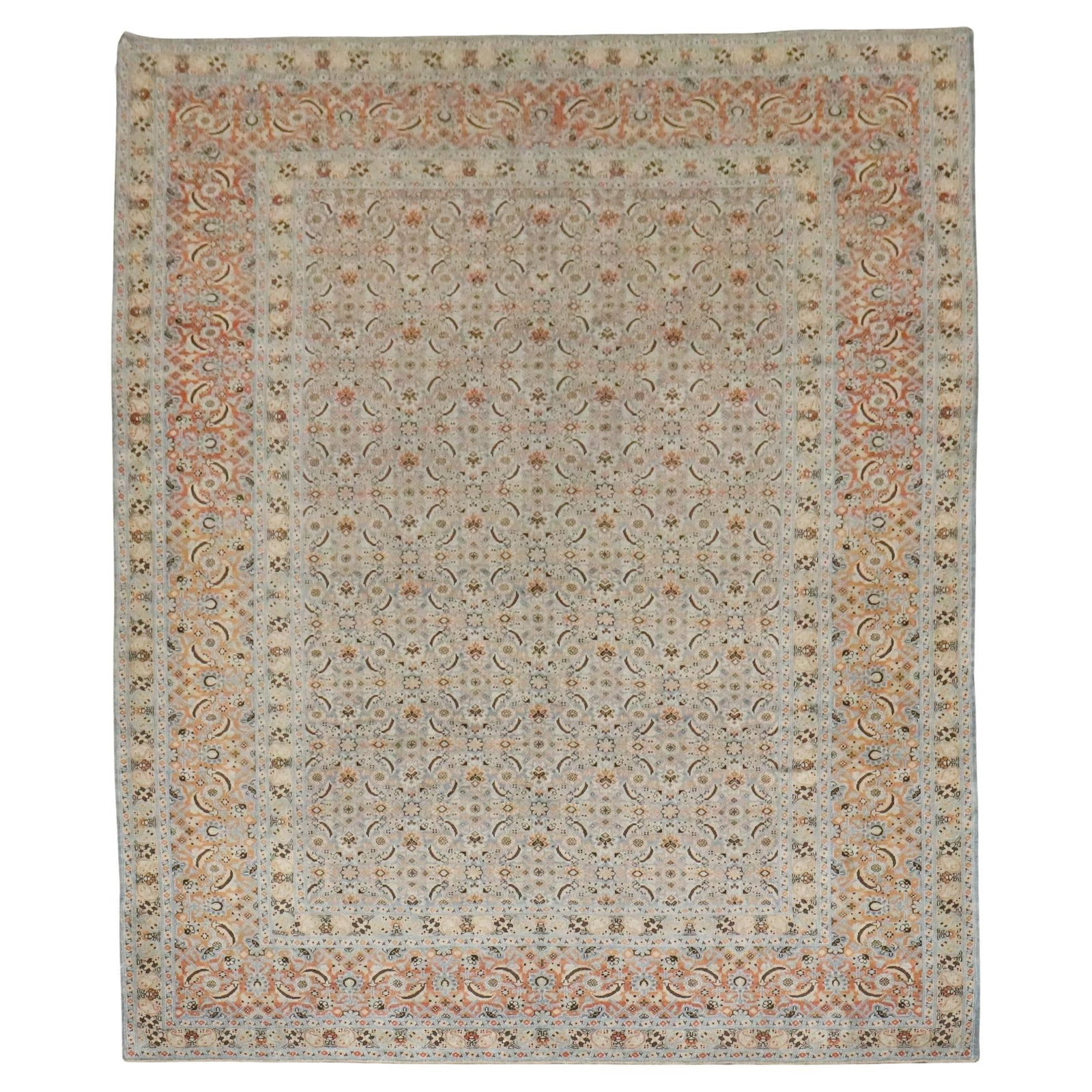 Fine Hand-Woven Early 20th Century Persian Senneh Wool Rug 8'2" x 10': Fine Hand-Woven Early 20th Century Persian Senneh Wool Rug 8'2" x 10' This antique Persian Senneh rug from the early 20th century features fine hand-woven wool with a silky pile and a durable construc