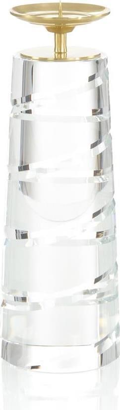 John-Richard Crystal Spire Candleholder 14.25 Inches Tall: John-Richard Crystal Spire Candleholder 14.25 Inches Tall Illuminate your space with this exquisite Crystal Candleholder Spire, standing 14.25 inches tall. This elegant piece features a stunning antiq