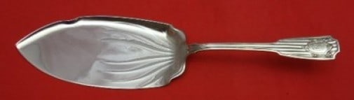 Gorham Spotswood Sterling Silver Fish Server 11 3/4" Monogrammed: Gorham Spotswood Sterling Silver Fish Server 11 3/4" Monogrammed Elevate your dining experience with this exquisite Spotswood Fish Server by Gorham. Crafted from high-quality sterling silver, this ele
