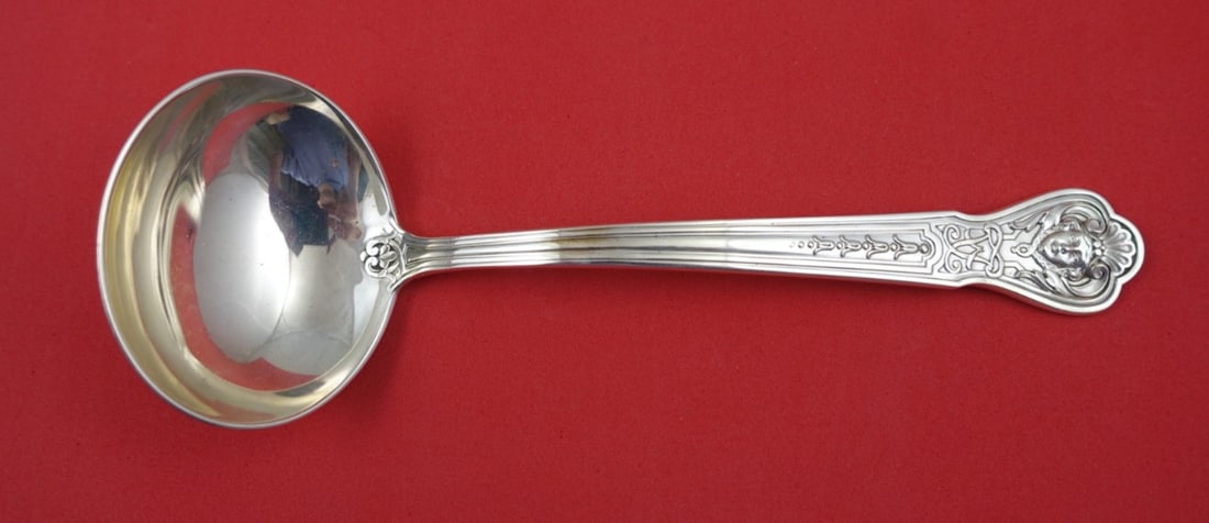 Tiffany and Co AJ Fuller Custom Sterling Silver Gravy Ladle 7.25": Tiffany and Co AJ Fuller Custom Sterling Silver Gravy Ladle 7.25" This exquisite gravy ladle features the AJ Fuller Custom Pattern by Tiffany and Co. Crafted from sterling silver, this ladle measures 